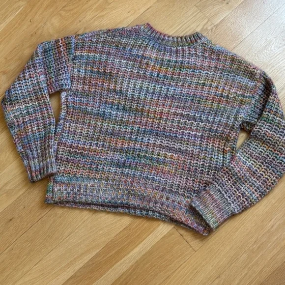Evereve Marled Rainbow Sweater - Picture 2 of 7